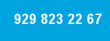 929 823 22 67 929 823 22 67